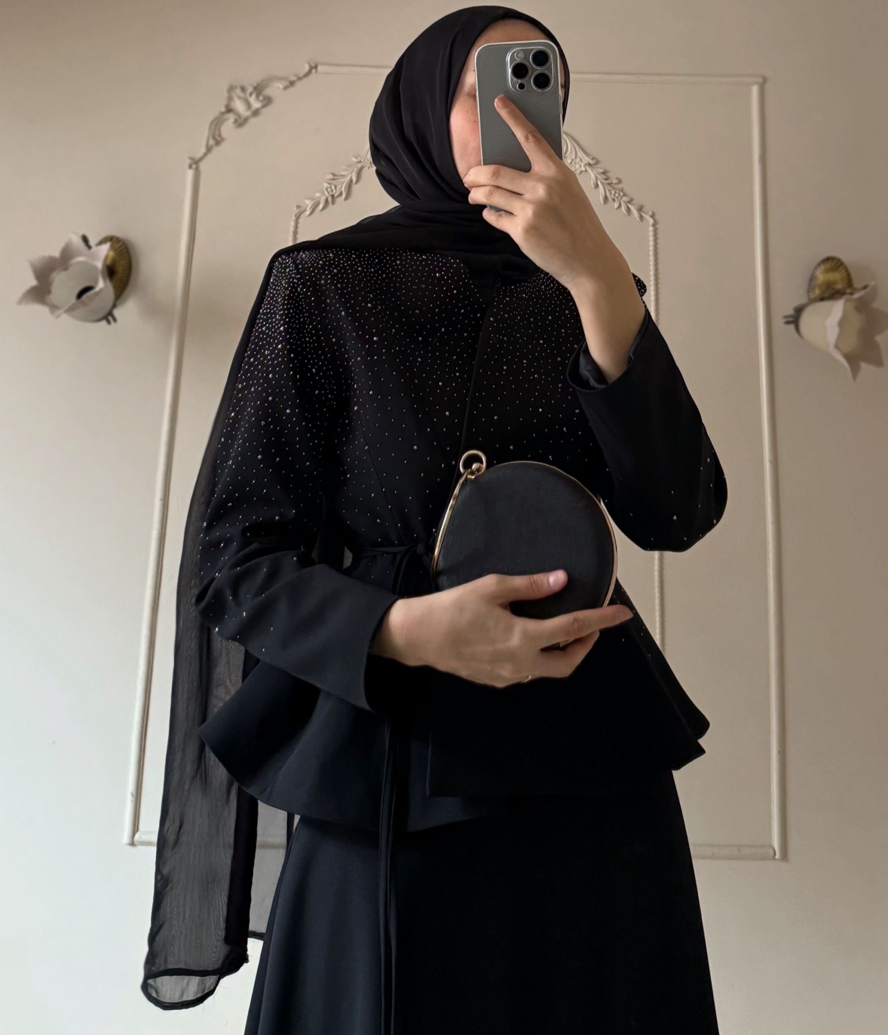 SİYAH IŞILTILI  TAKIM