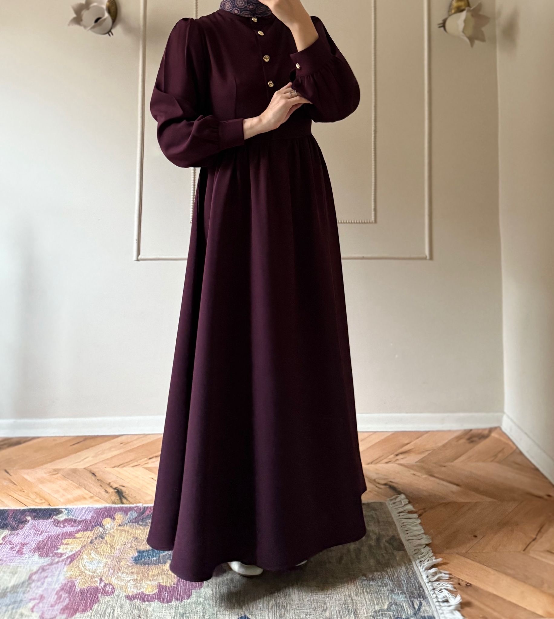 YELEK DETAYLI ELBİSE